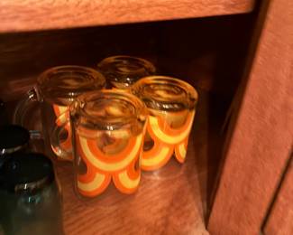vintage glass sets