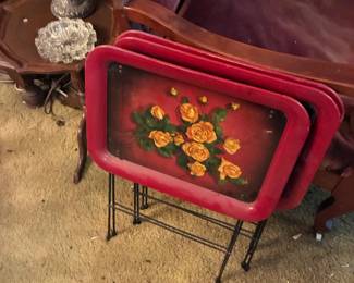 vintage TV trays