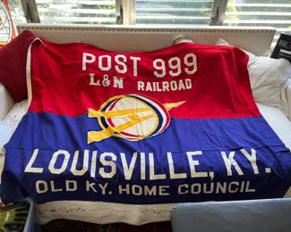 Troop 999 Boys Scouts and L N flag