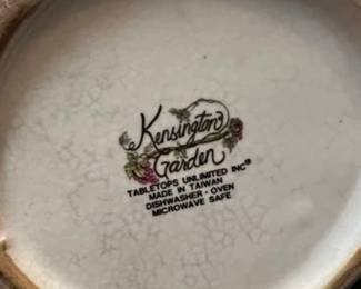 Vintage Kensington Garden ceramic pitcher by Tabletops Unlimited.