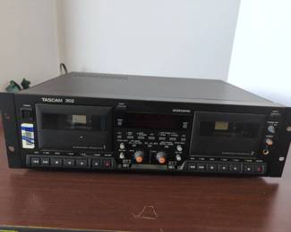 Tascam 302 Dual Cassette Deck Player/Recorder