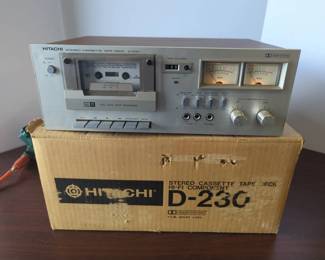 Hitachi D-230 Stereo Cassette Tape Deck