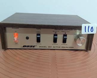 Bose Model 901 Active Equalizer, Wooden Case