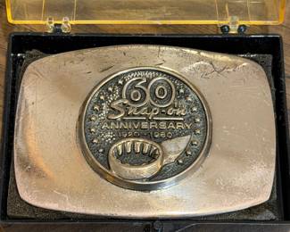 Vtg Commemorative Snap-On Belt Buckle