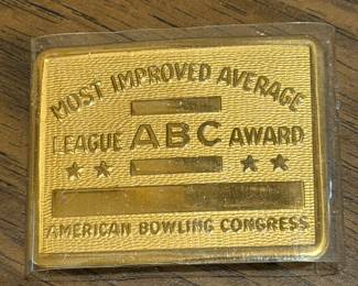Vtg American Bowling Award
