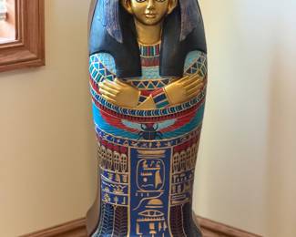 Large Egyptian CD Storage Cabinet
