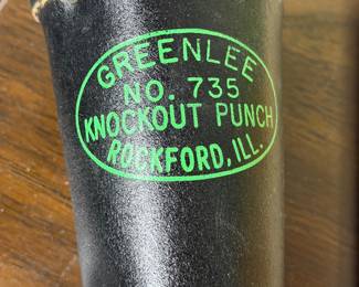 Greenlee No. 735 Knockout Punch Set