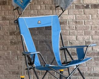 Portable Folding Canopy Camp Chair