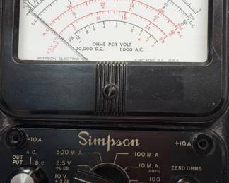 Simpson Model 260 Analog Multimeter