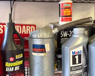 Vtg Huffy Galvanized Oil Drain 