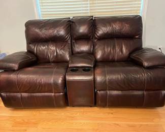 Ashley Reclining Sofa w Console