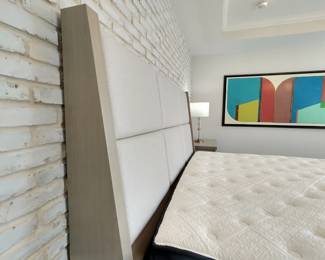 Bernhardt Axiom upholstered King bed