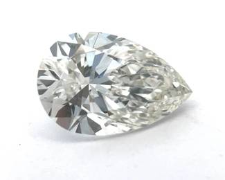 4.07 Carat IGI Certified Lab-Grown Pear Brilliant Diamond