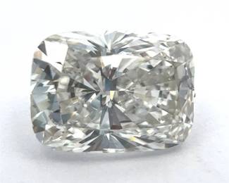 3.05 Carat IGI Certified Lab-Grown Cushion Modified Brilliant Diamond