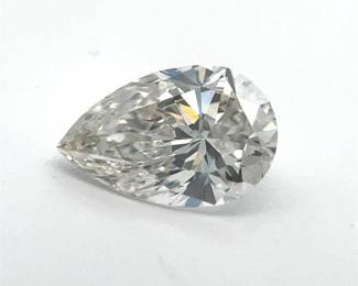 1.57 Carat IGI Certified Lab-Grown Pear Brilliant Diamond