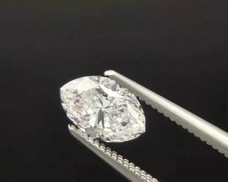 0.52 Carat Natural Oval Brilliant Cut Diamond