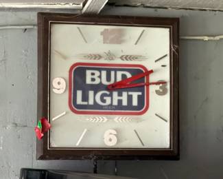 BUD LIGHT CLOCK