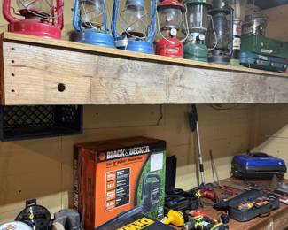 lanterns and tools