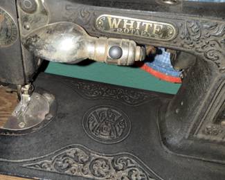 White sewing machine