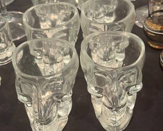 Skull shot glasses