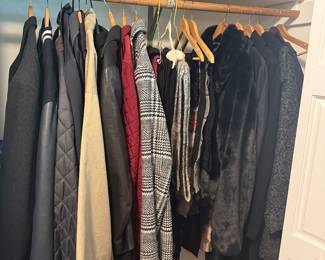 Designer coats, and jackets