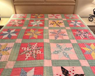 Vintage Quilt: “Star Pattern “