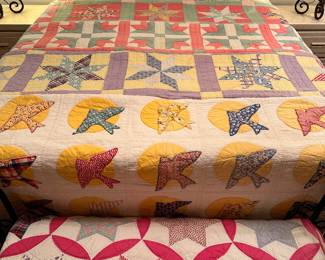 6 Vintage Quilts