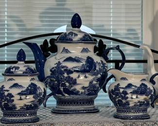The Bambay Co., Teapot, Cream & Sugar: 5 Pc Set