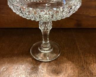 Crystal compote dish