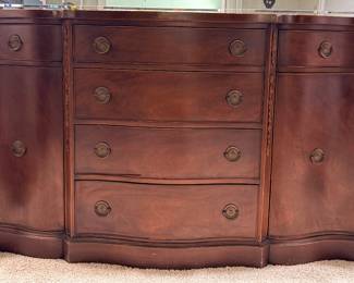 Mahogany Buffet Table