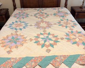 Full sized handmade quilt