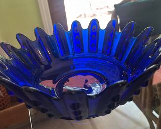 Blenko Hobnail Bowl