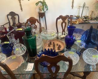 Blenko Vases and Crystal