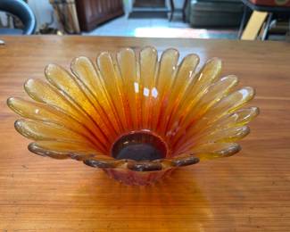 Blenko sunflower bowl