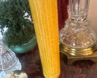 McCarty Gold Tea Cylinder Vase, pre-1964