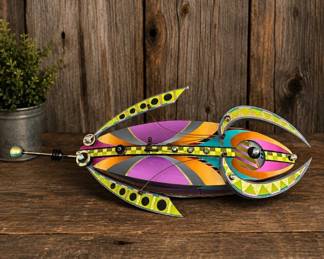 Lot #31 Propell by Alan Olson - Kinetic Metal Insect Sculpture