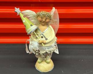Lot #36 Silvestri Handcrafted Paper Mache Fairy Angel Figurine Imagine Magic