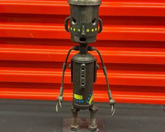 Lot #37 Prakit Sechawong Handmade Welded Scrap Metal Robot Sculpture