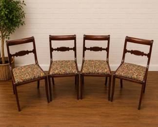 Lot #53 Oak Vanity Dressing Table Mirror Back Carved Scrollwork 6 Drawers & Chair