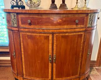 Beautiful Demilune Cabinet