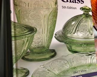 Several books /collector glass