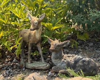 Various Yard Statuary