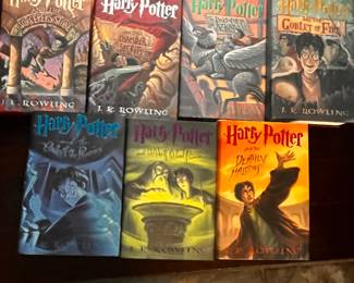 HARRY POTTER 1-7 Books / (1) is 1st edition & (6) are 1st American Edition