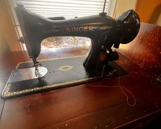 Singer in cabinet