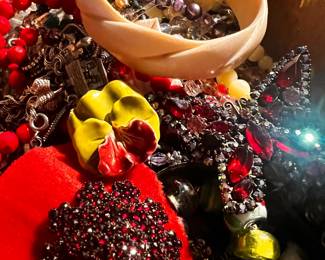 Some jewelry…Garnet Pin/ Etc