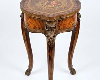 French, Louis XV Style, Inlaid Table