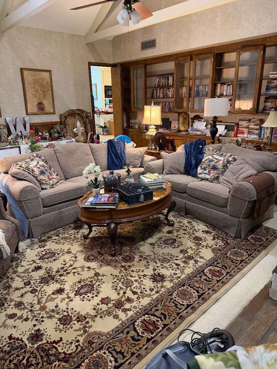 Sofa, Love Seat, Coffee Table, End Tables, Sofa Tables, Lamps, Rug, Decorative pillows, Throws,