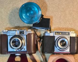 Vintage Zeiss Camera and Emi K camera