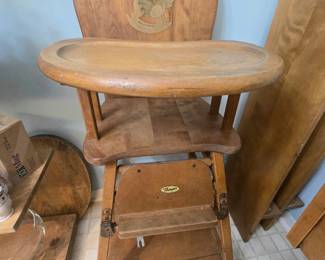 Thayer Antique High Chair