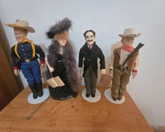 Effenbee Dolls - John Wayne, May West, Groucho Marks